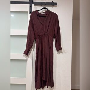 Vince Burgundy Dress size small